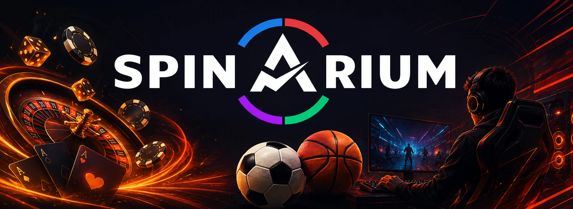Banner de Spinarium Casino Argentina con apuestas deportivas, casino en vivo y bono de bienvenida